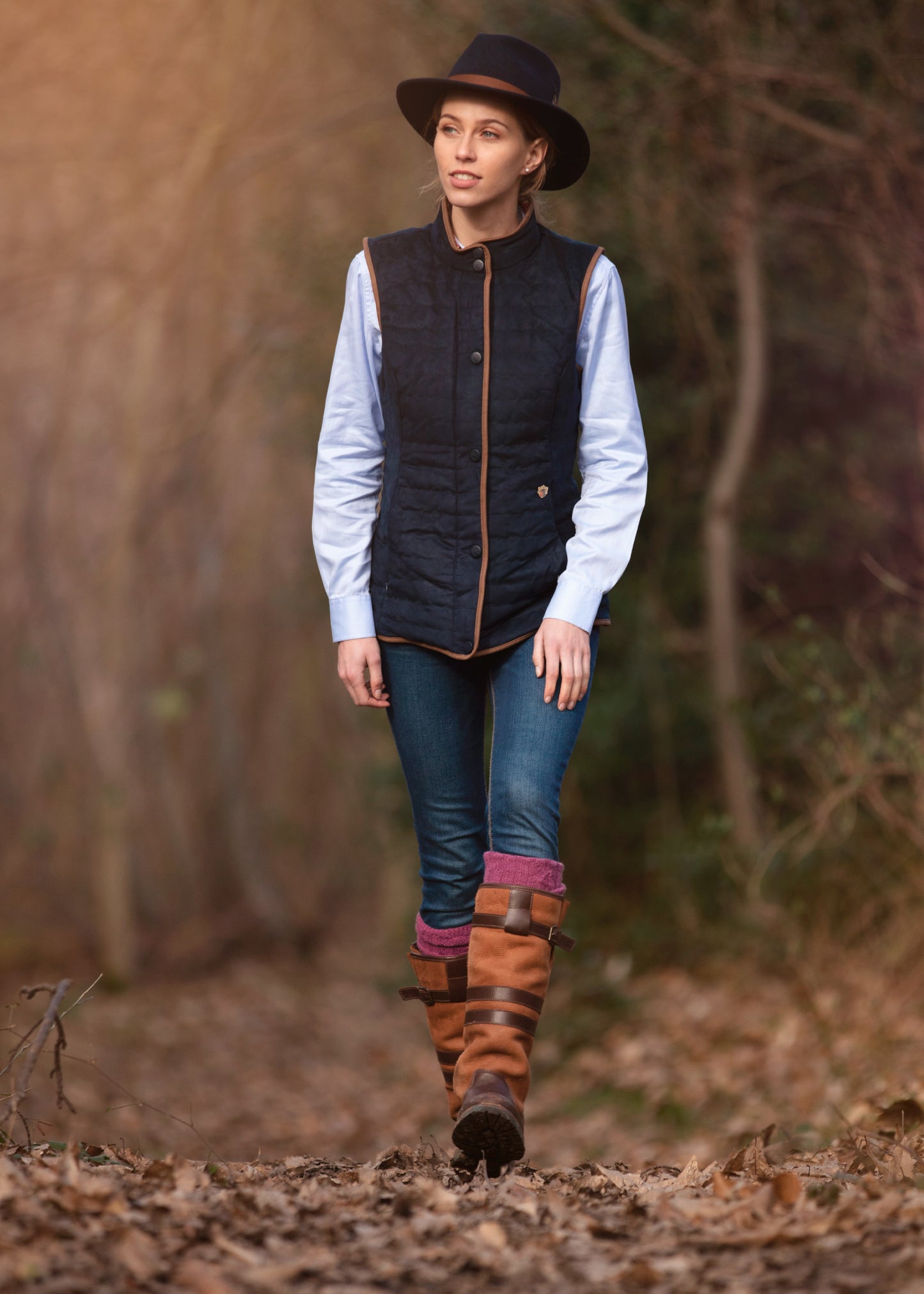ladies-quilted-gilet-dark-navy
