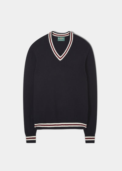 Limited&nbsp;Edition Commemorative Lambswool Sweater In Navy