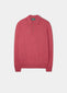 Men's Geelong Lambswool Polo Shirt In Rouge - Regular Fit