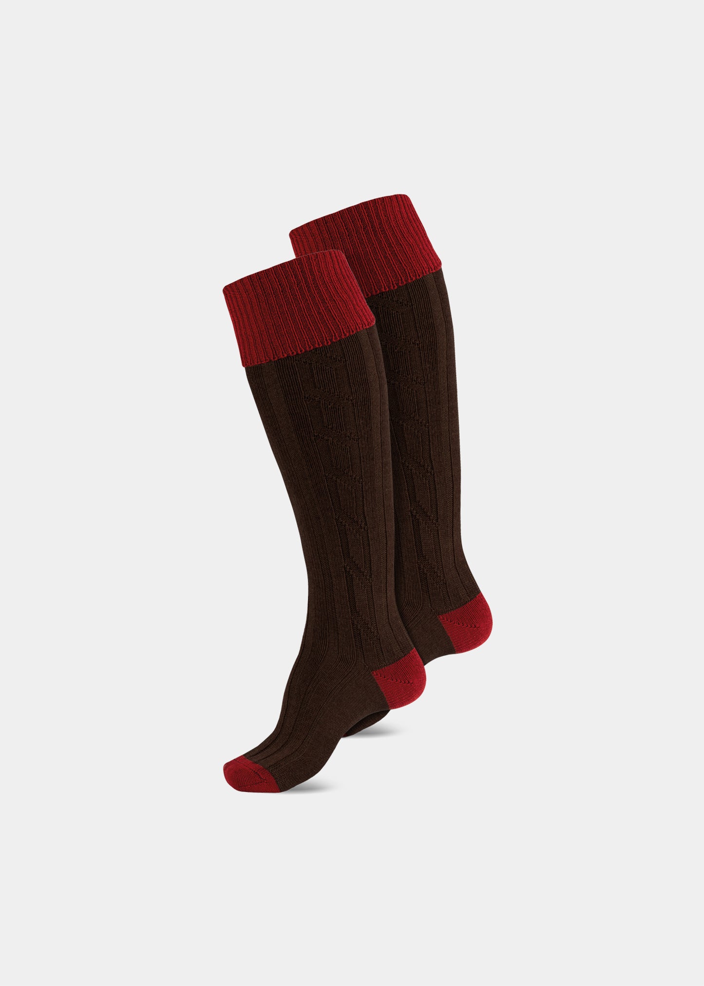 mens-shooting-socks-red-brown