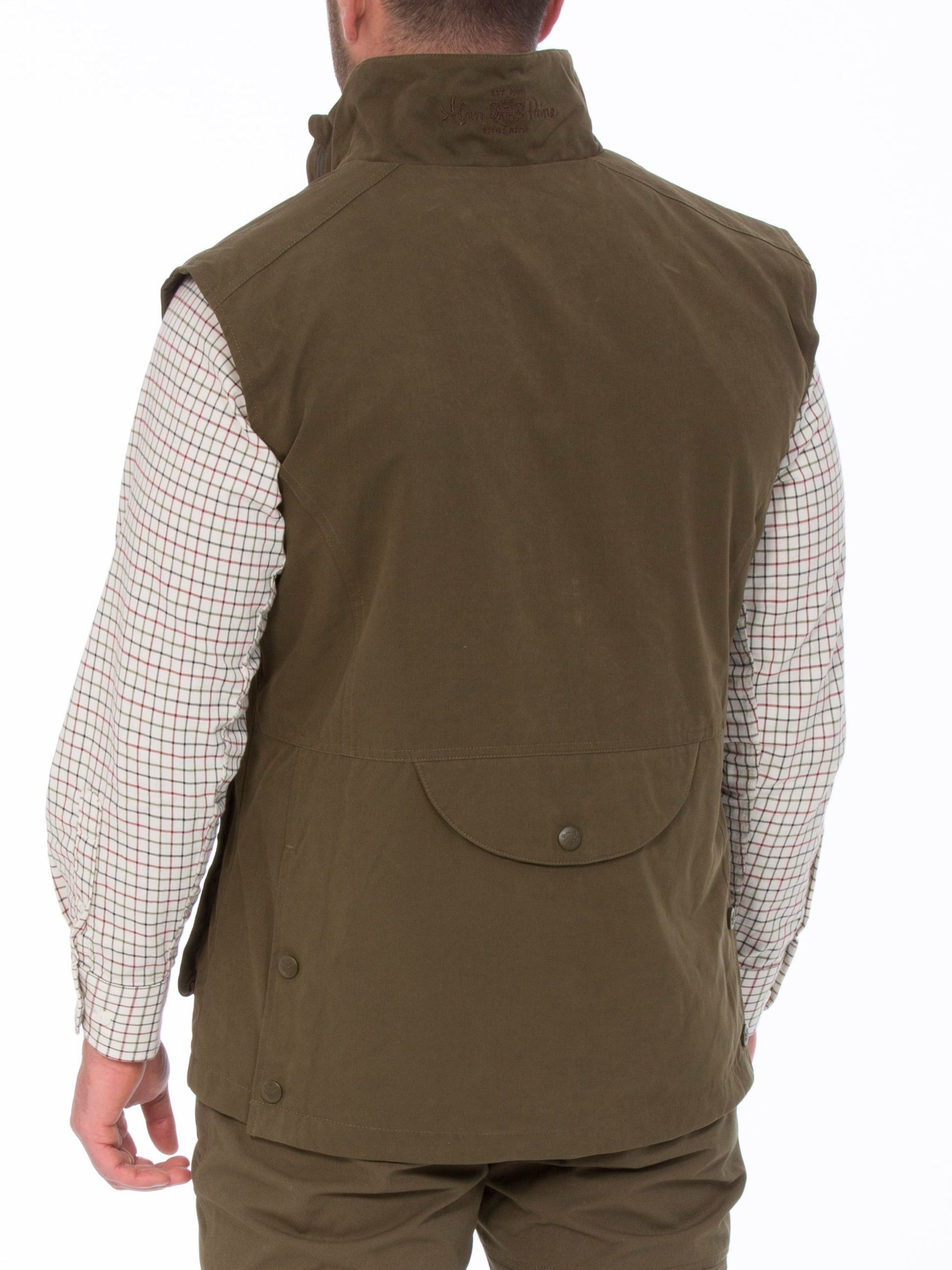 mens-waterproof-shooting-waistcoat-olive