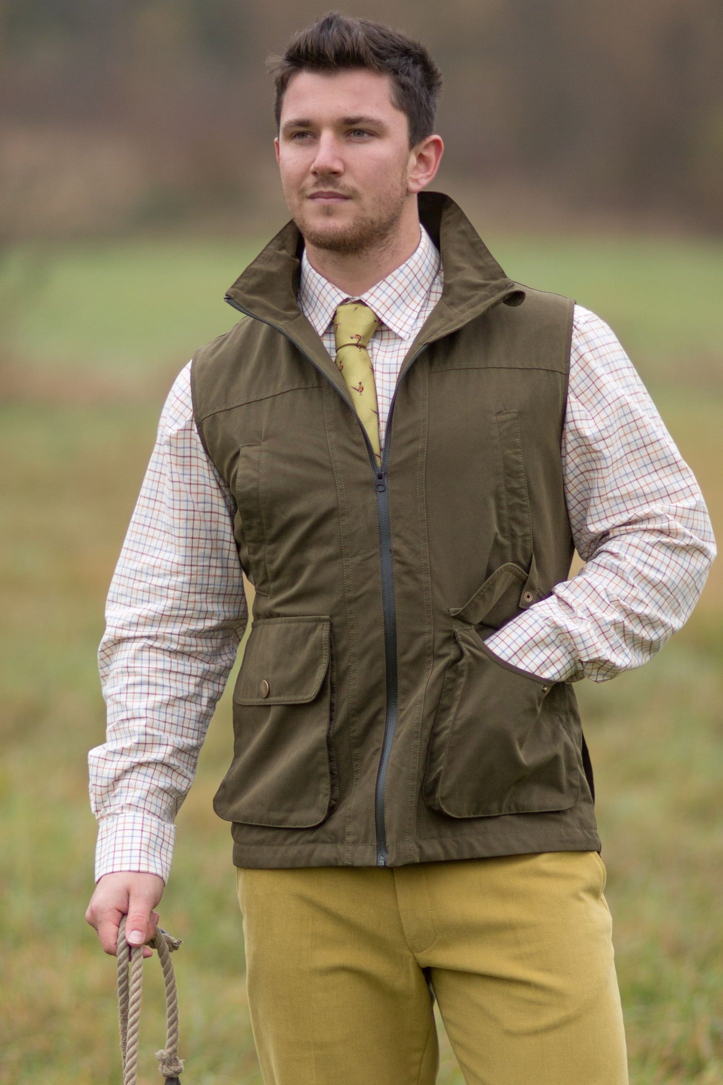 mens-waterproof-shooting-waistcoat-olive