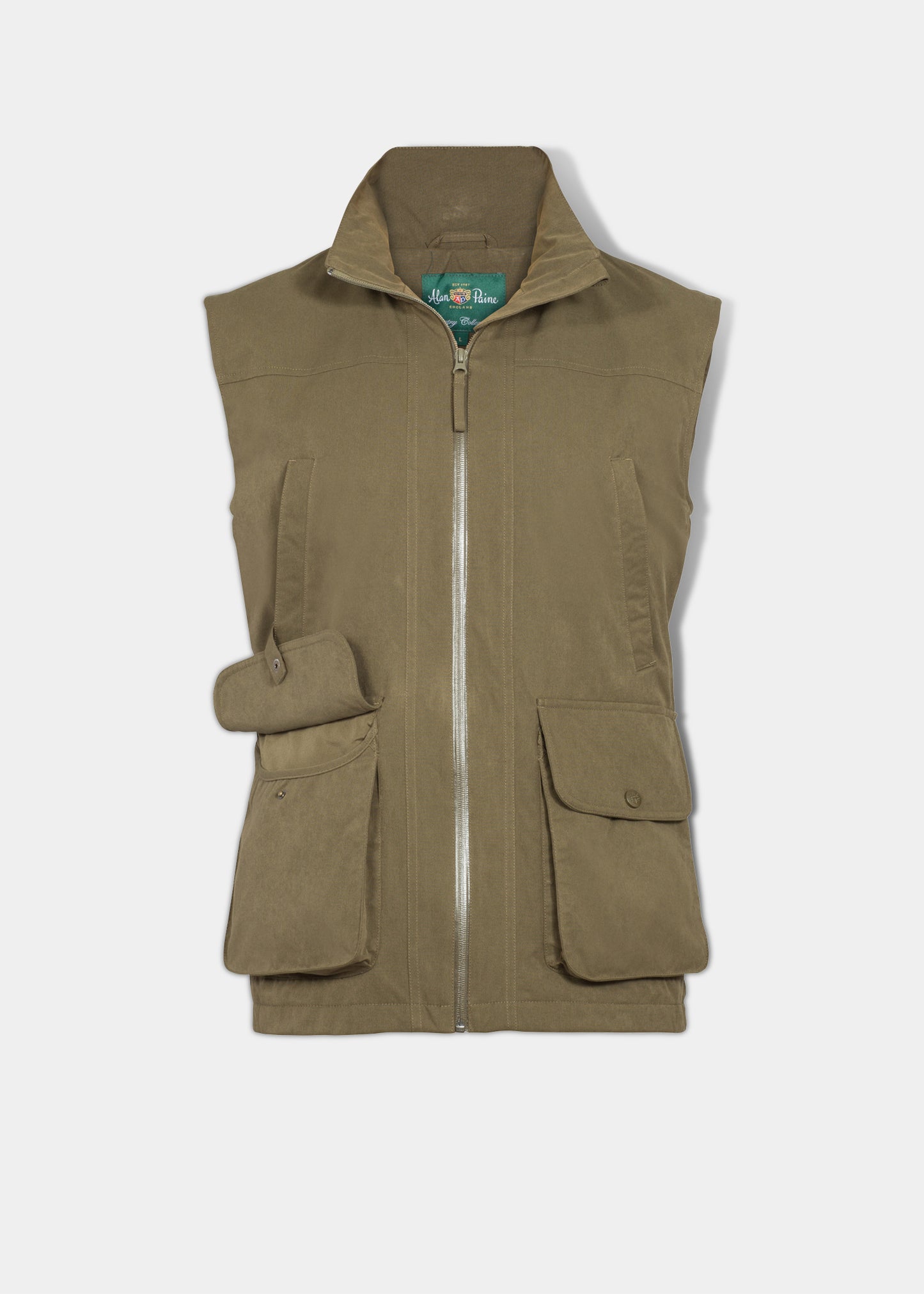 mens-waterproof-shooting-waistcoat-olive