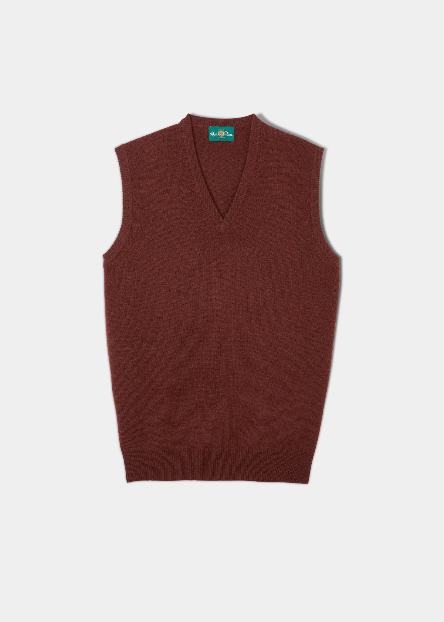 Mens Lambswool Slipover in Nebula