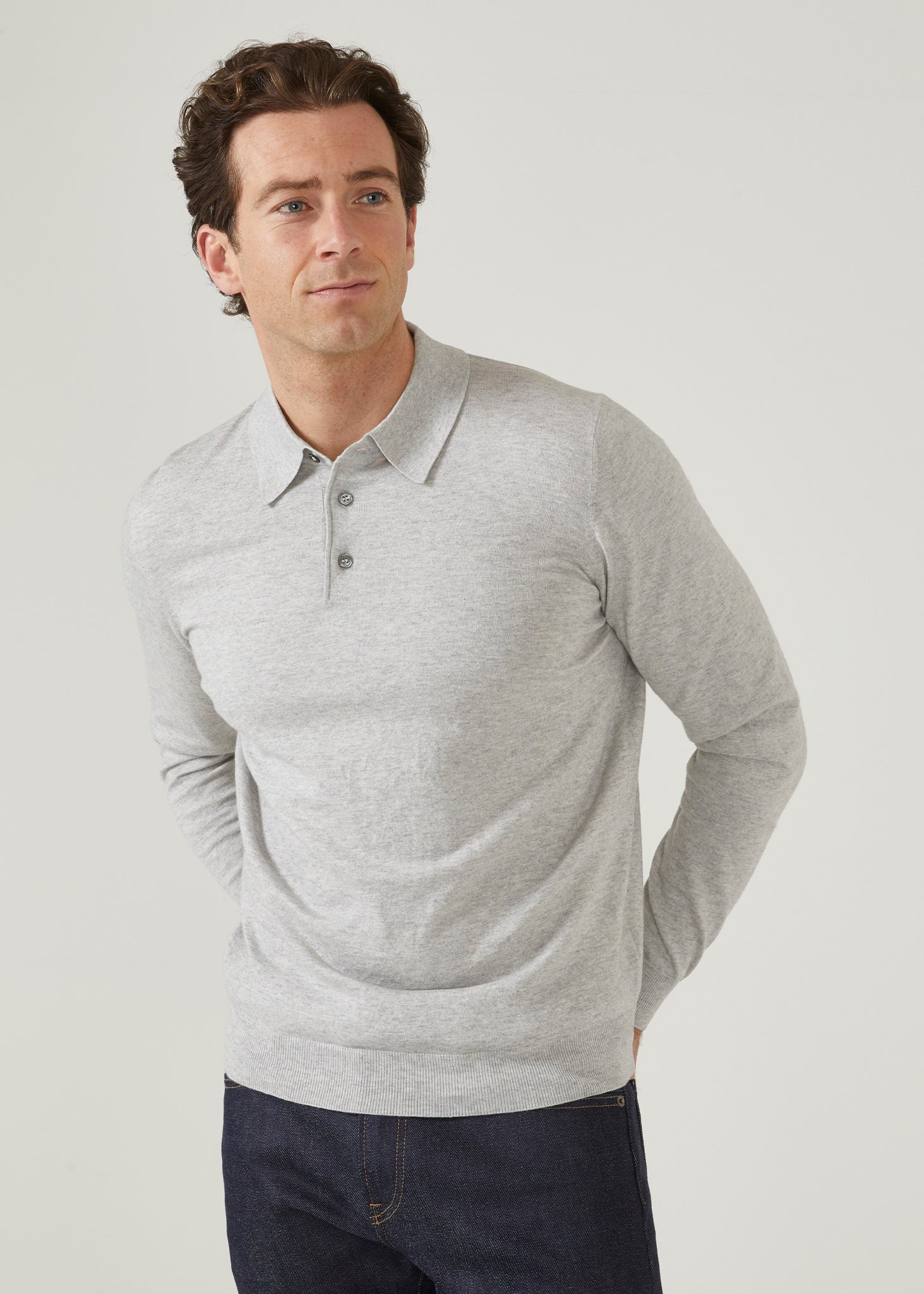 Alan Paine Long Sleeved Polo Shirts Uk Alan Paine Storwood Long