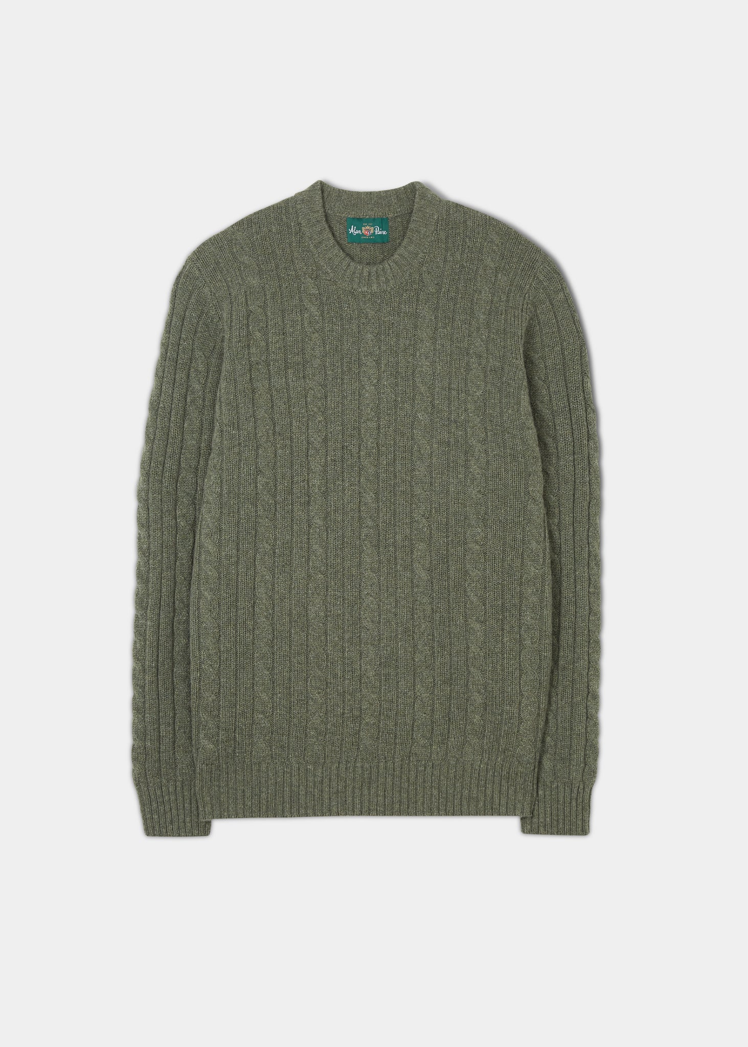 Rathmell Men's Cable Knit Jumper in Landscape