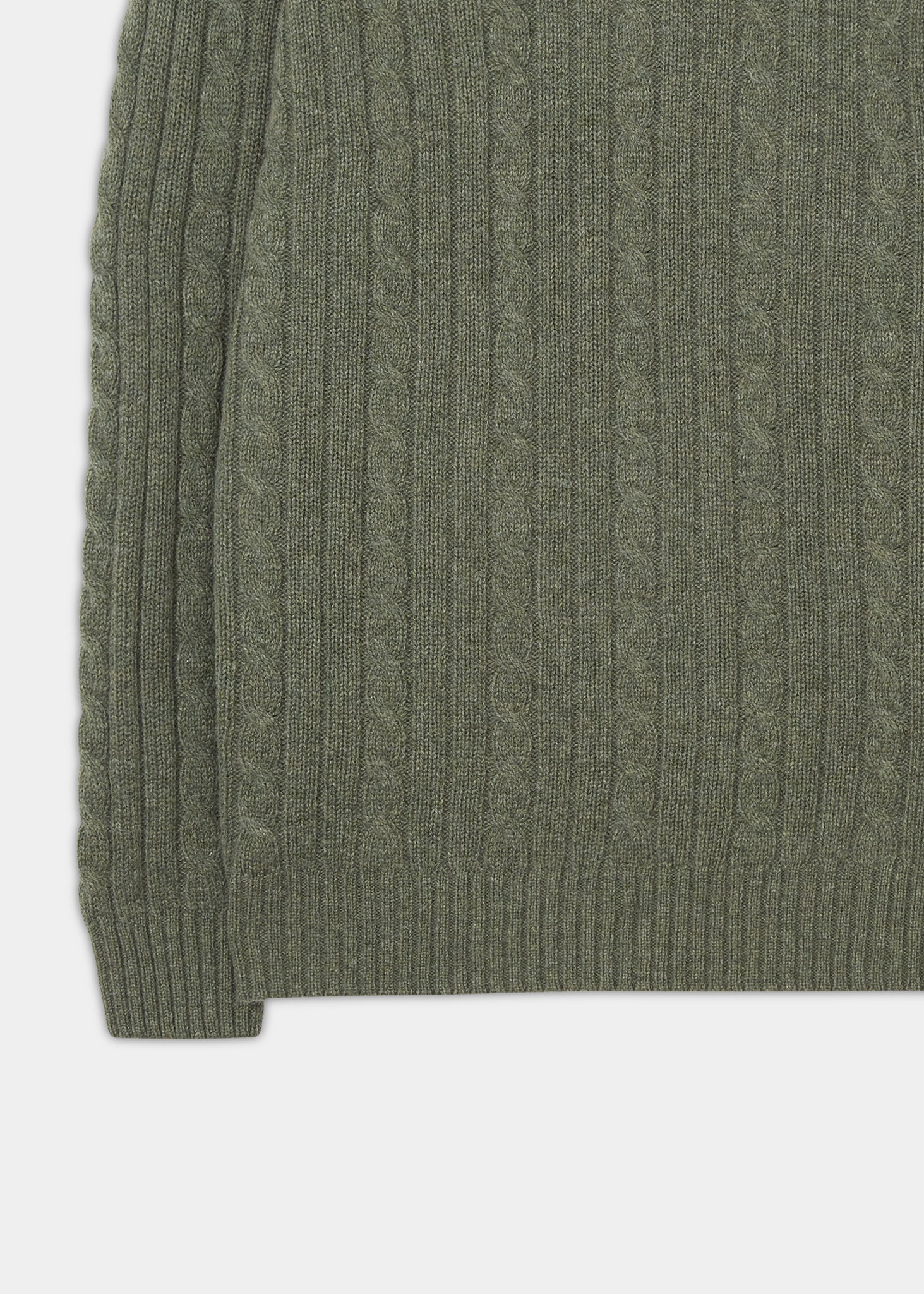 Rathmell Men's Cable Knit Jumper in Landscape