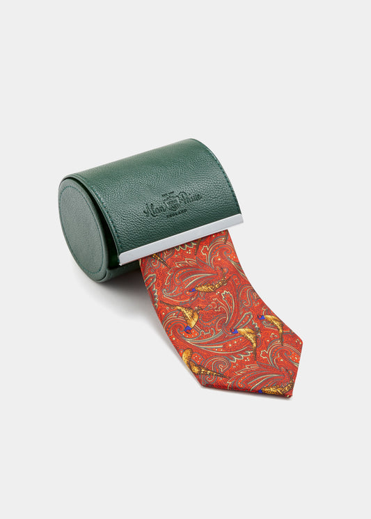 Ripon Silk Country Tie In Wine