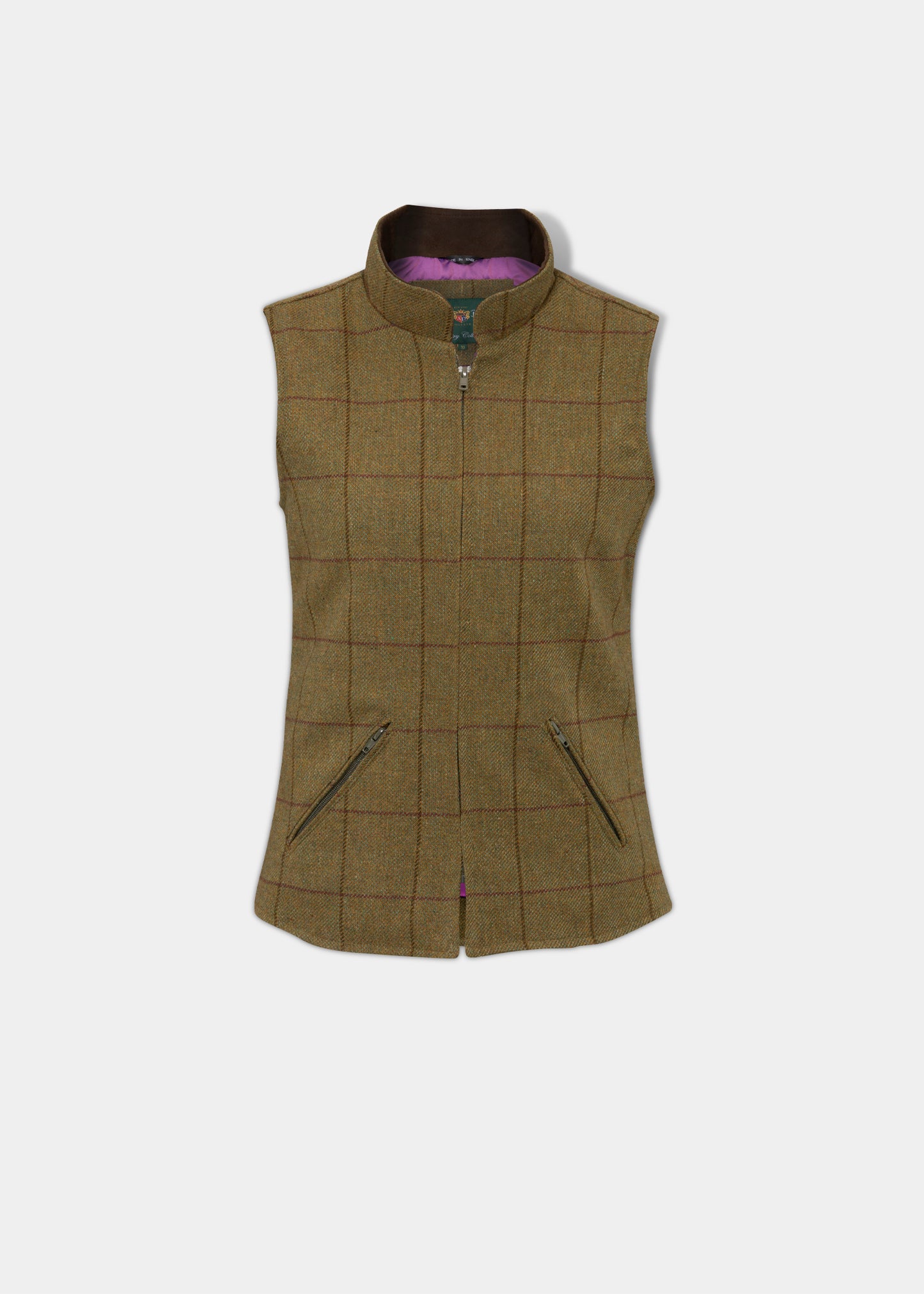 rutland-ladies-tweed-gilet-lichen