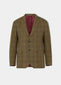Surrey Men's Tweed Lined Country Blazer In Olive - SIZE 42 ONLY
